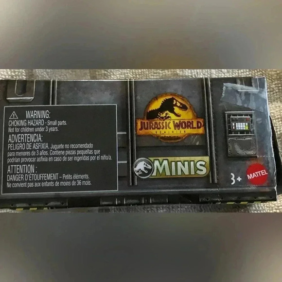 2022 Mattel Jurassic World Dominion Mini Dinosaur Figure un opened-damaged box - Picture 1 of 6